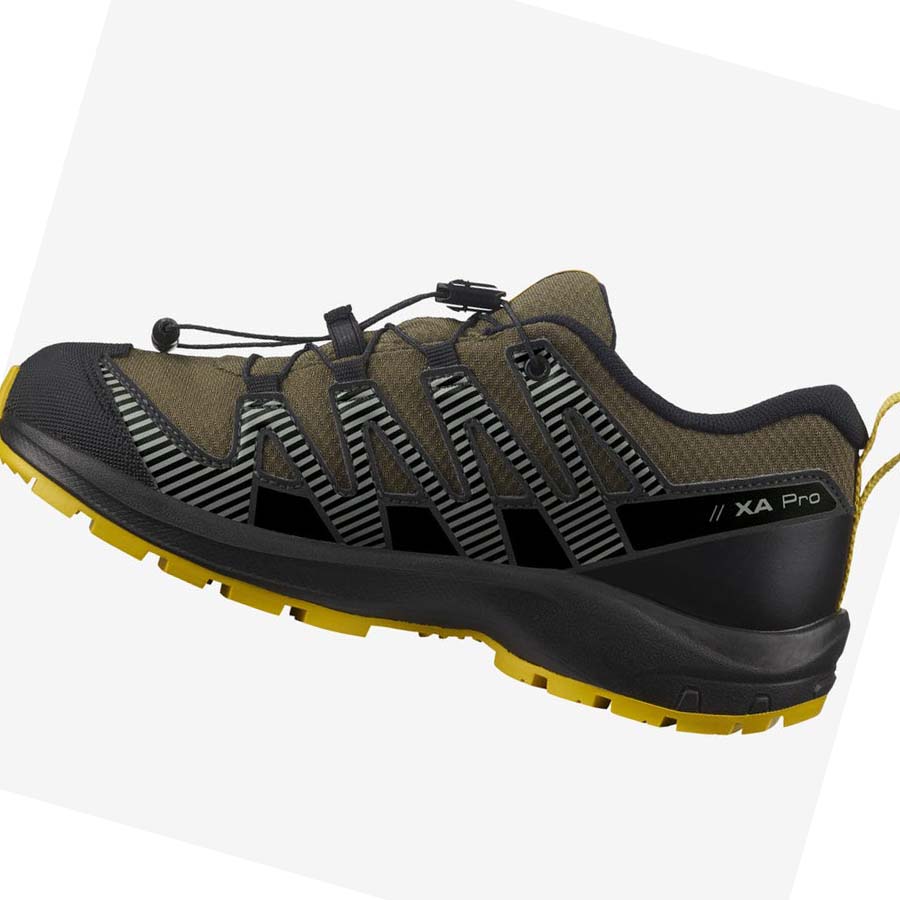 Salomon XA PRO V8 CLIMASALOMON™ WATERPROOF Çocuk Patika Koşu Ayakkabısı Zeytin Yeşili | TR 2022PJJ